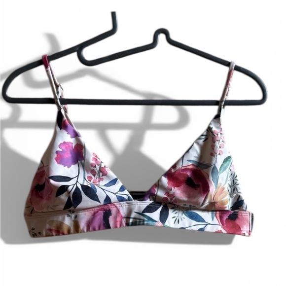 Rip Curl Other - Rip Curl Floral Bralette with Pink and Blue